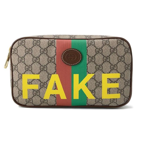 9495470 01 Gucci GG Supreme FAKENOT Body Bag Belt Bag