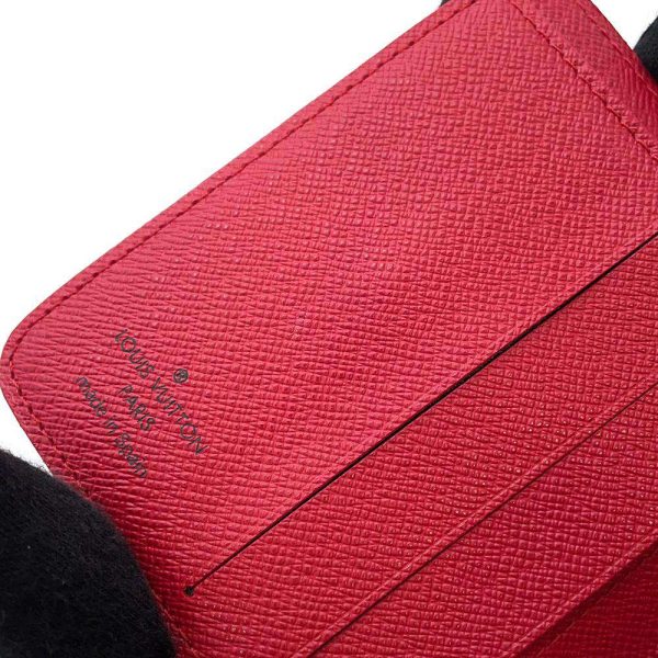 9497450 09 Louis Vuitton Compact Zip Bifold Wallet Monogram Cherry