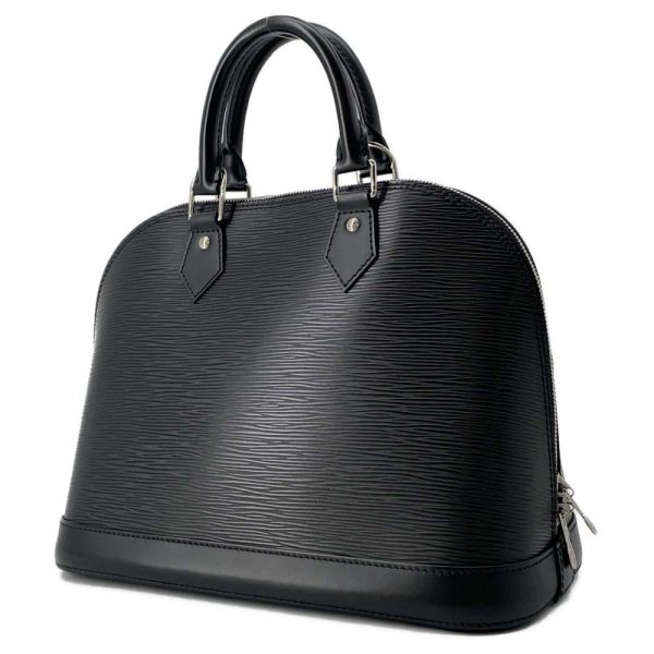 9500440 02 Louis Vuitton Alma PM Handbag Epi Black