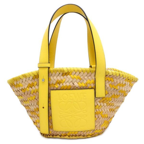 9501942 01 LOEWE Basket Small Handbag Palm Leaf