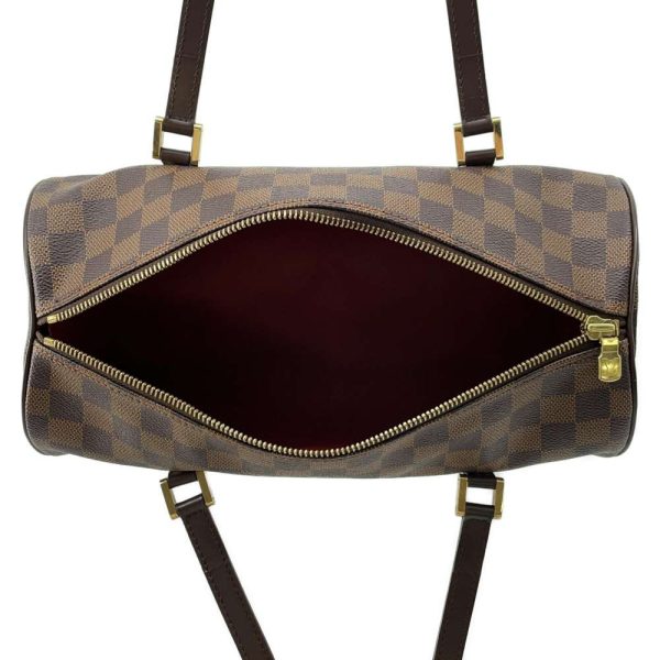 9502970 05 Louis Vuitton Papillon 30 Handbag Damier Ebene Brown