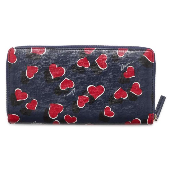 9503182 03 Gucci Heart Interlocking G Long Wallet