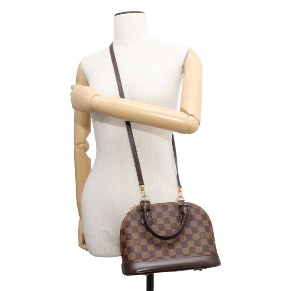 9503342 05 Louis Vuitton Alma BB Handbag Damier Ebene Brown