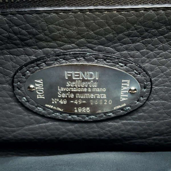 9503410 12 Fendi Handbag Mini Peekaboo 2way Bag Black