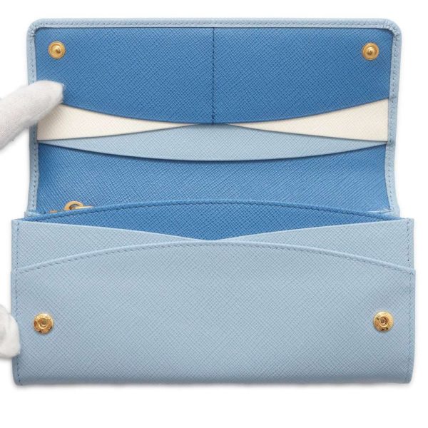 9503618 04 Prada Saffiano Long Wallet