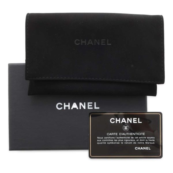 9505452 11 CHANEL Matelasse Card Case Coco Mark Lambskin