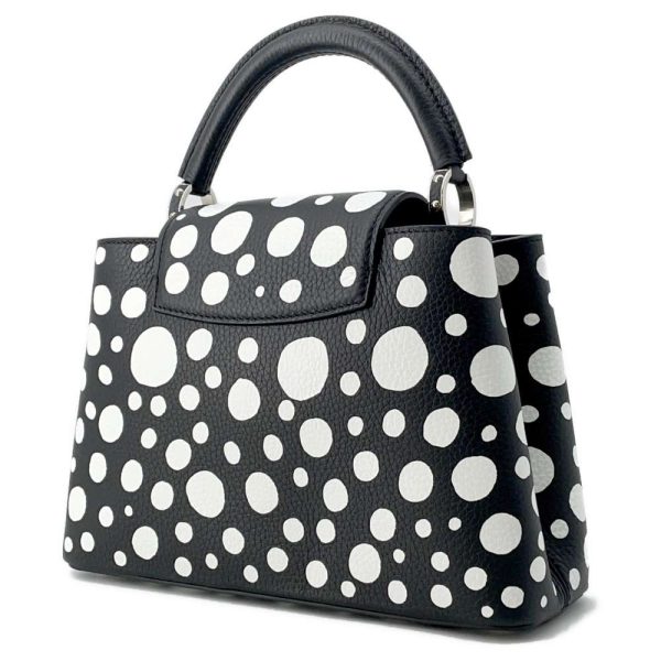 9510722 02 Louis Vuitton Handbag Taurillon Capucines BB M59863 Yayoi Kusama 2way Shoulder Bag Black