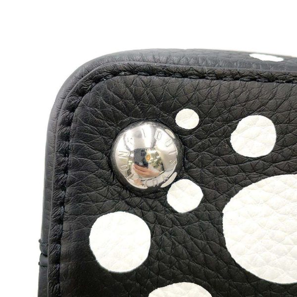 9510722 12 Louis Vuitton Handbag Taurillon Capucines BB M59863 Yayoi Kusama 2way Shoulder Bag Black