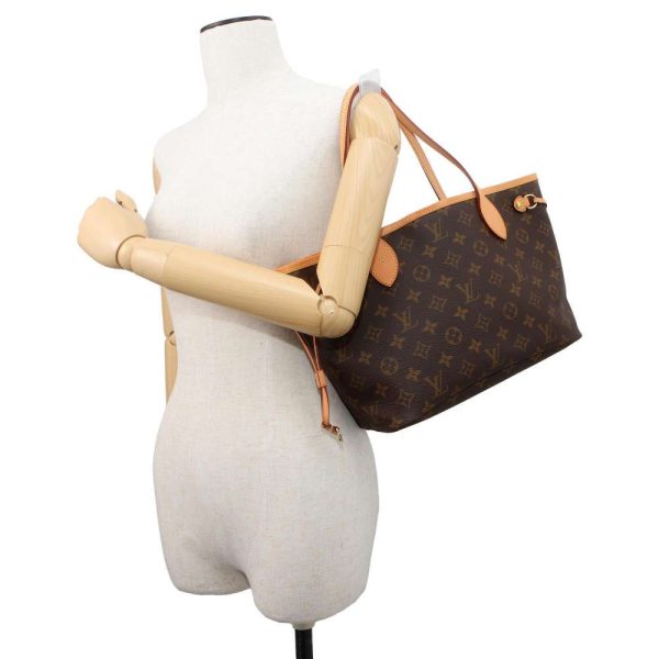 9512313 04 Louis Vuitton Neverfull PM Tote Bag Monogram Brown