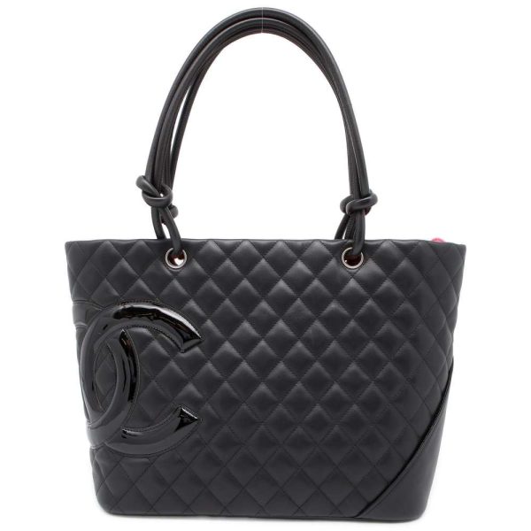 9513273 01 CHANEL Tote Cambon Large CocoMark Black