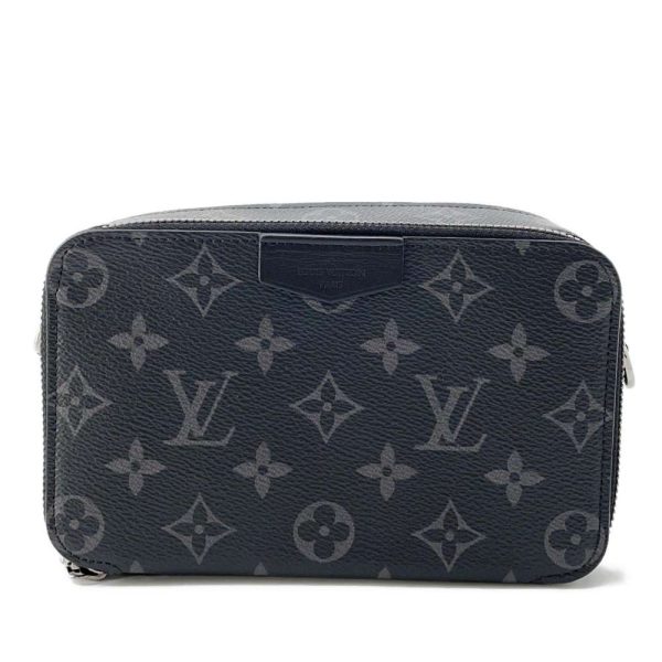 9516663 01 Louis Vuitton Eclipse Alpha Wearable Wallet Black