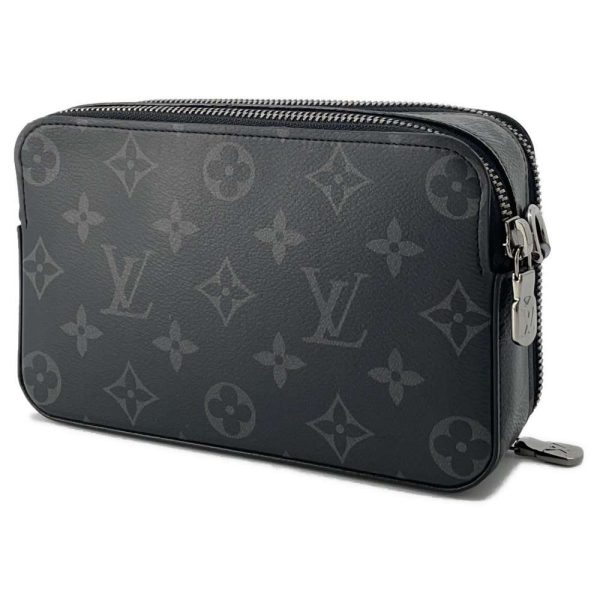 9516663 02 Louis Vuitton Eclipse Alpha Wearable Wallet Black