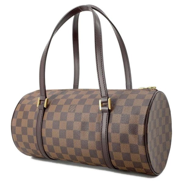 9518261 02 Louis Vuitton Papillon 30 Handbag Damier Ebene Brown