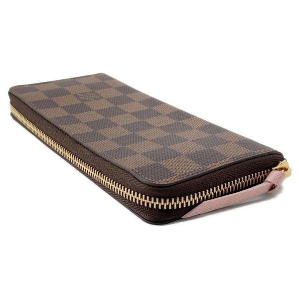 9520158 02 Louis Vuitton Portefeuille Clemence Long Wallet Ebene Brown