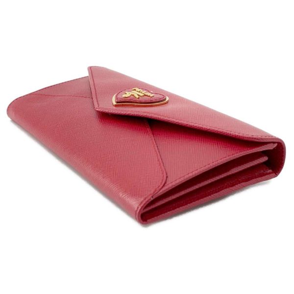 9522107 02 Prada Saffiano Valentine Long Wallet