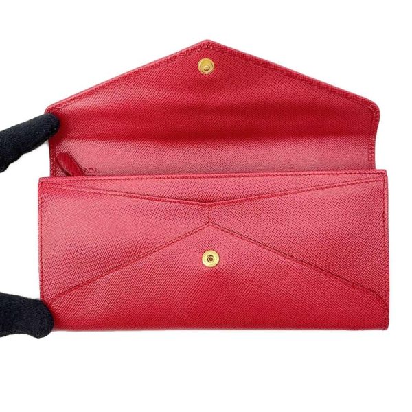 9522107 04 Prada Saffiano Valentine Long Wallet