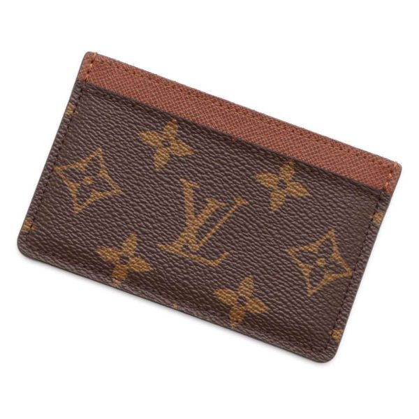 9524897 01 Louis Vuitton Card Case Porte Carte Sampler Case Pass Brown