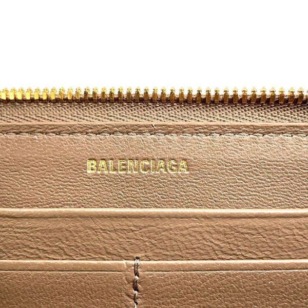 9524910 08 Balenciaga long wallet Cash Continental wallet black