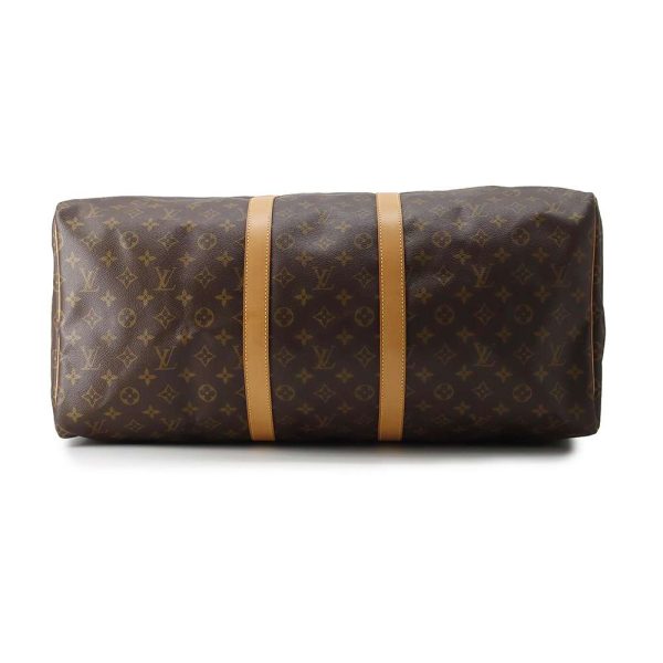 9527812 03 Louis Vuitton Keepall 55 Boston Bag Monogram Brown