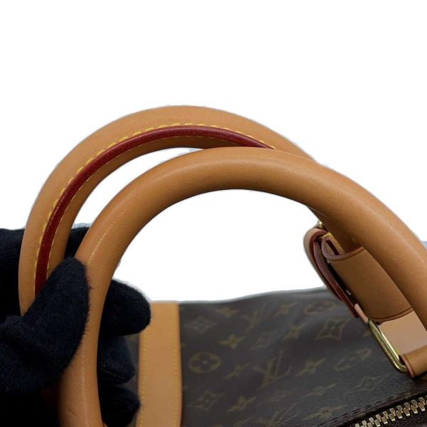 9527812 13 Louis Vuitton Keepall 55 Boston Bag Monogram Brown