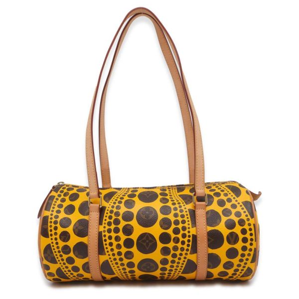 9531789 01 Louis Vuitton Papillon 30 Shoulder Bag Monogram Pumpkin Dot Yellow