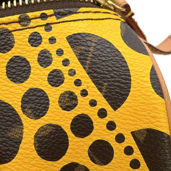 9531789 07 Louis Vuitton Papillon 30 Shoulder Bag Monogram Pumpkin Dot Yellow