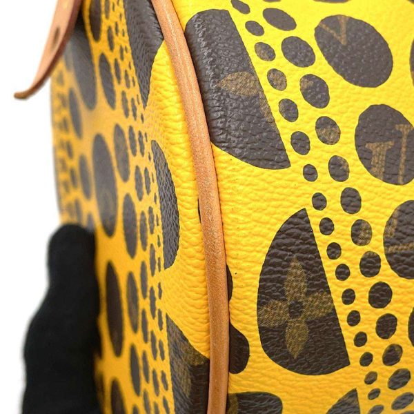 9531789 12 Louis Vuitton Papillon 30 Shoulder Bag Monogram Pumpkin Dot Yellow