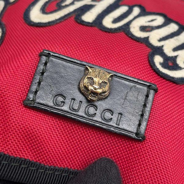 9533714 12 Gucci Embroidered Tiger Backpack Tiger Black