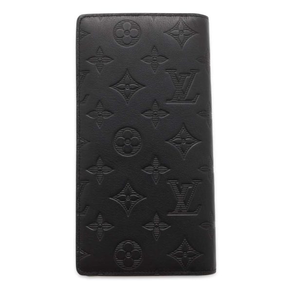 9534056 03 Louis Vuitton Portefeuille Braza Long Wallet Monogram Shadow Black