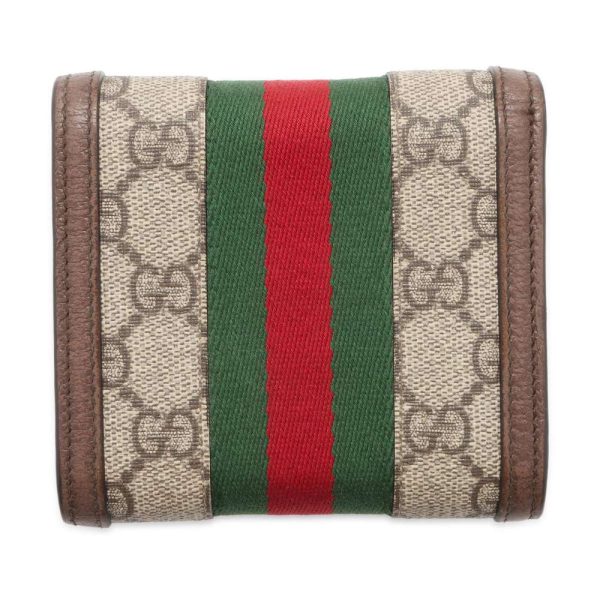 9534070 03 Gucci Ophidia GG Supreme Wallet Beige