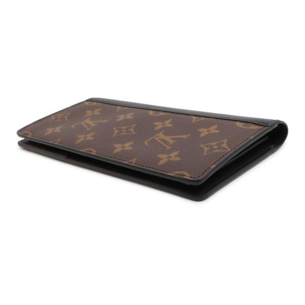 9534094 02 Louis Vuitton Portefeuille Braza Long Wallet Monogram Macassar Black