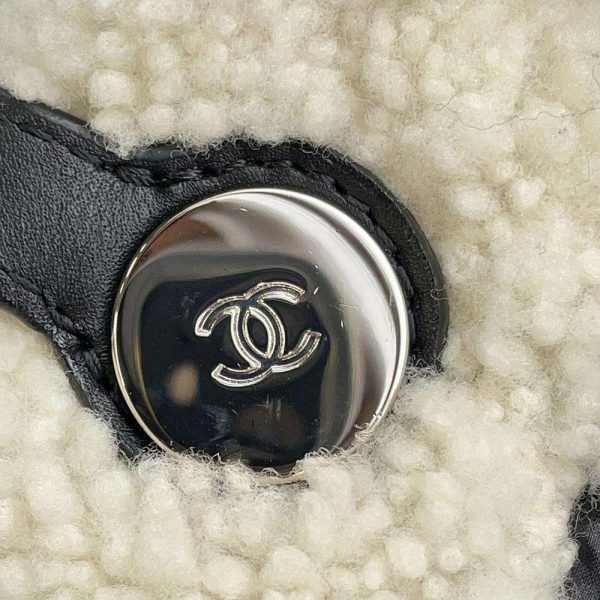 9534582 08 CHANEL Chain Bag Coconage Matelasse Mouton 2way Black