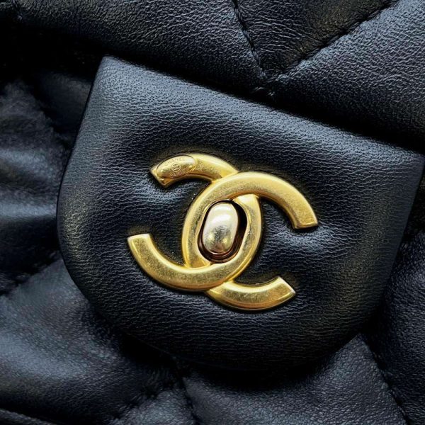 9535879 07 Chanel Mini Matelasse Shoulder Bag Heart Lambskin Black