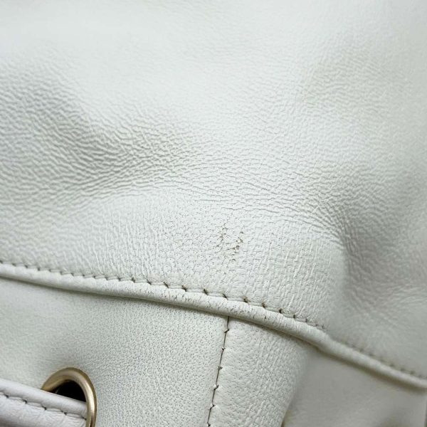 9535886 11 CHANEL Rucksack CocoMark Bag Backpack White