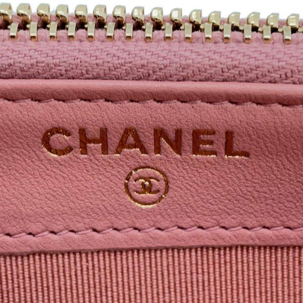 9535930 13 CHANEL Chain Cocomark Matelasse Lambskin Pochette Wallet