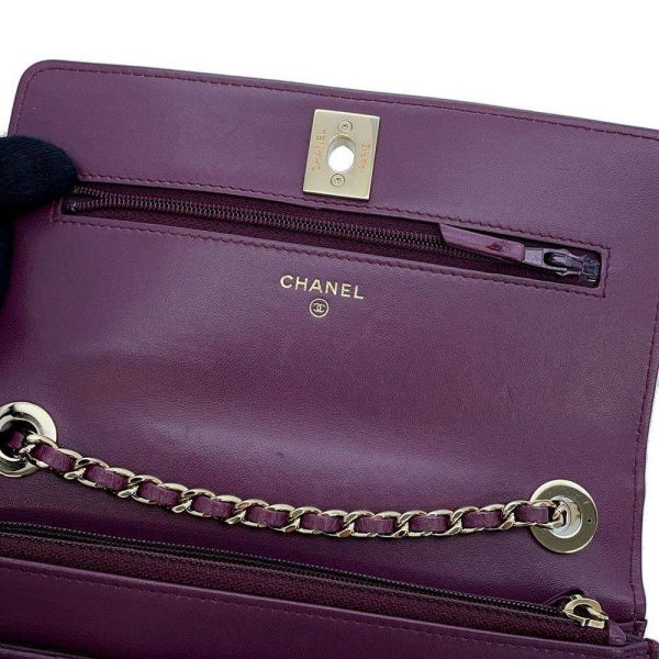 9535947 06 CHANEL Trendy CC Chain Wallet Matelasse Coco Mark Lambskin