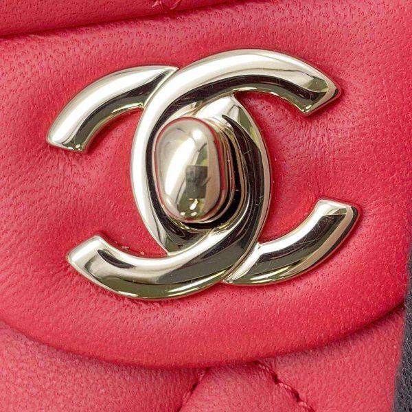 9536005 11 CHANEL Top Mini Flap Chain Bag Matelasse Coco Mark Lambskin