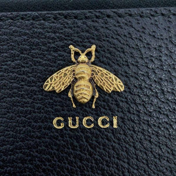 9536258 16 Gucci Clutch Bag Animalier Bag Bee Black