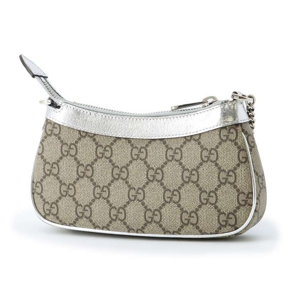 9536265 02 Gucci GG Supreme Mini Chain Shoulder Bag