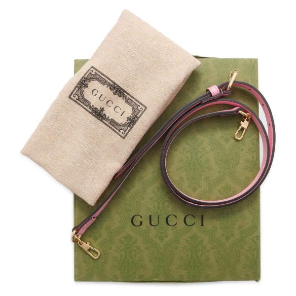 9536272 10 Gucci Interlocking G Bananya Collaboration 2way Shoulder Tote Mini Bag Pink