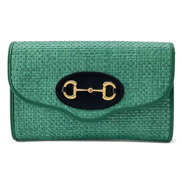 9536425 01 Gucci Chain Shoulder Bag Horsebit 1955 Clutch Bag 2way Bag