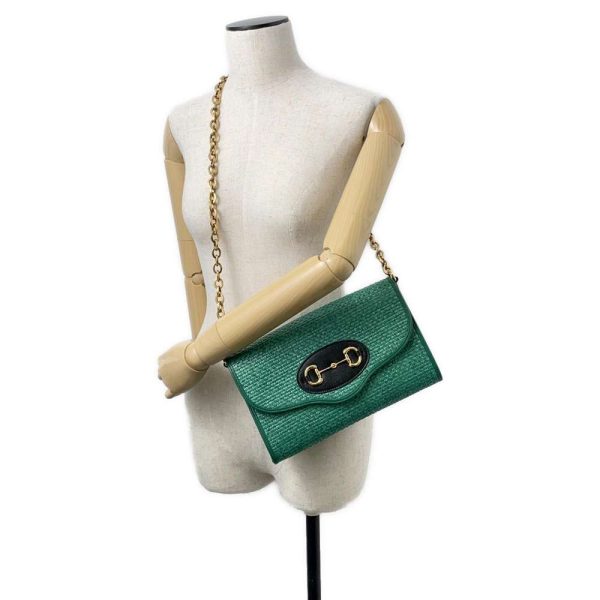 9536425 04 Gucci Chain Shoulder Bag Horsebit 1955 Clutch Bag 2way Bag