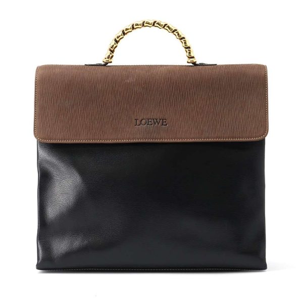 9536647 01 LOEWE Velazquez Shoulder Bag Black