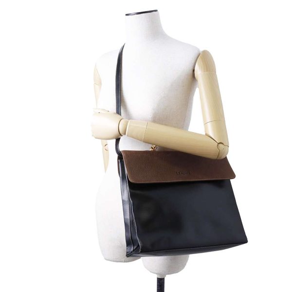 9536647 04 LOEWE Velazquez Shoulder Bag Black