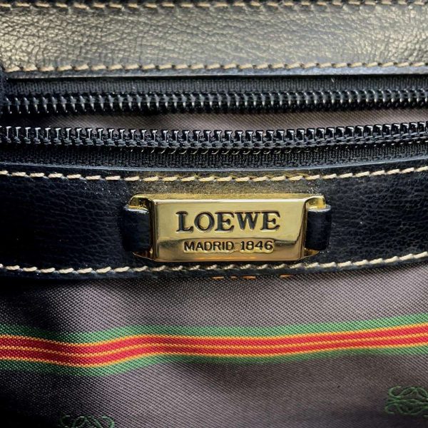 9536647 16 LOEWE Velazquez Shoulder Bag Black