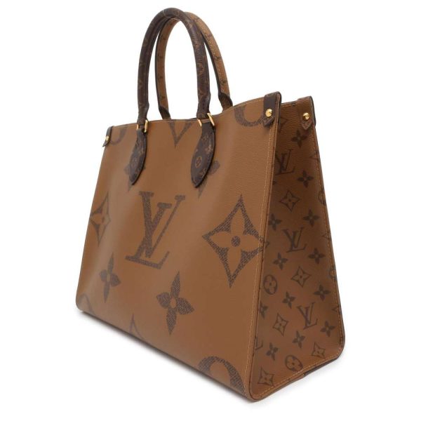 9537330 02 Louis Vuitton On the Go MM Shoulder Bag Monogram Giant Brown