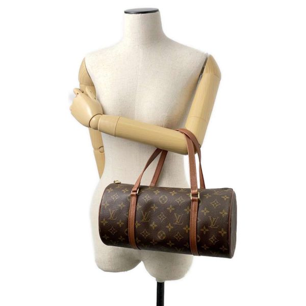 9537576 04 Louis Vuitton Papillon 30 Handbag Monogram Brown