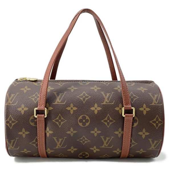 9537606 01 Louis Vuitton Papillon 26 Boston Handbag Monogram Brown