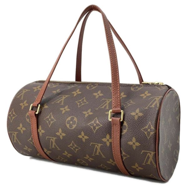 9537606 02 Louis Vuitton Papillon 26 Boston Handbag Monogram Brown