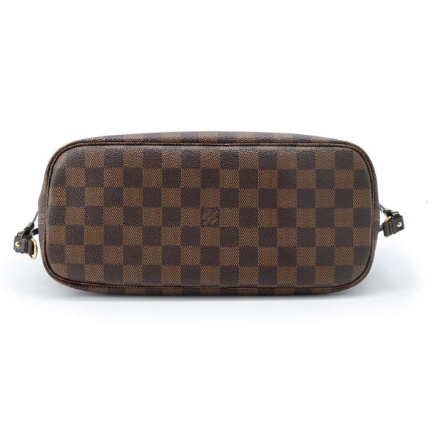 9537668 03 Louis Vuitton Neverfull PM Tote Bag Damier Ebene Brown